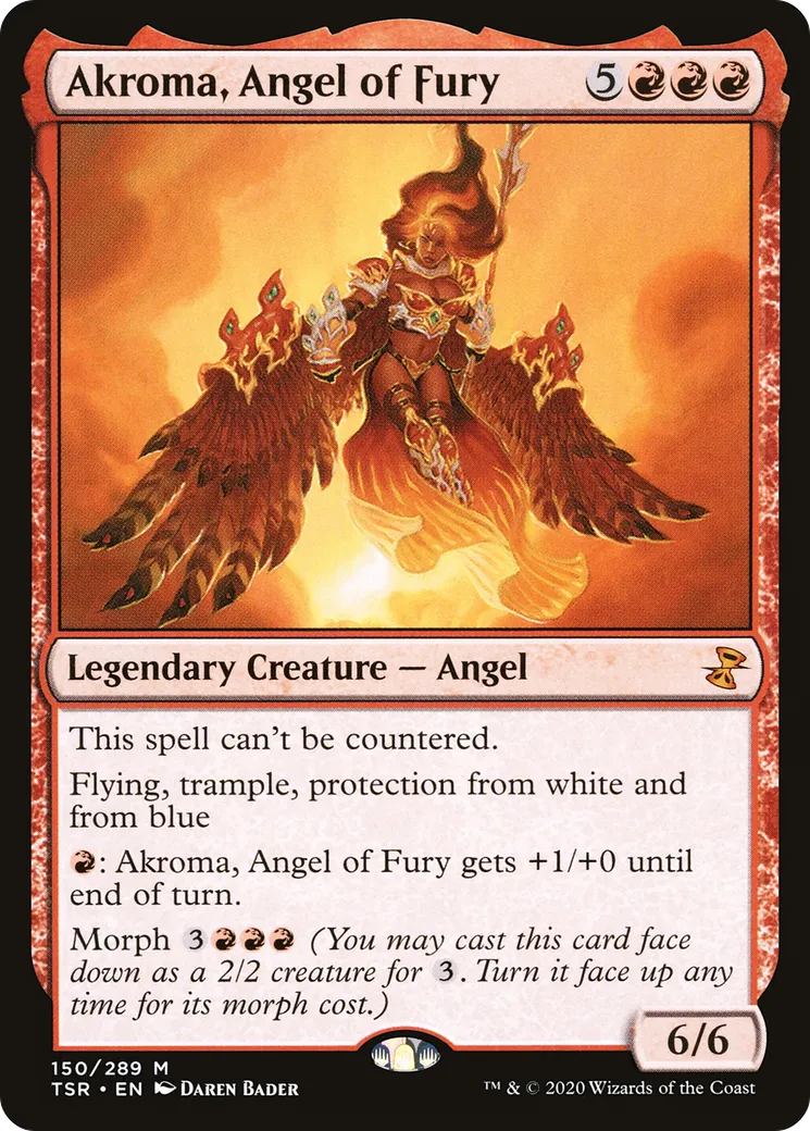 Akroma, Angel of Fury — Time Spiral Remastered — Magic: The Gathering