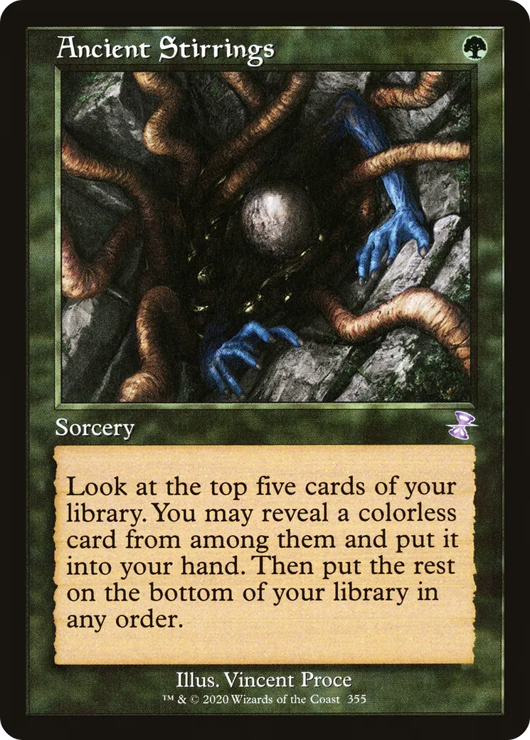 Ancient Stirrings — Time Spiral Remastered — Magic: The Gathering