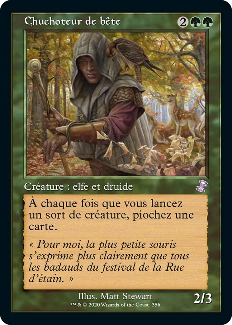 Chuchoteur de bête — Time Spiral Remastered — Magic: The Gathering