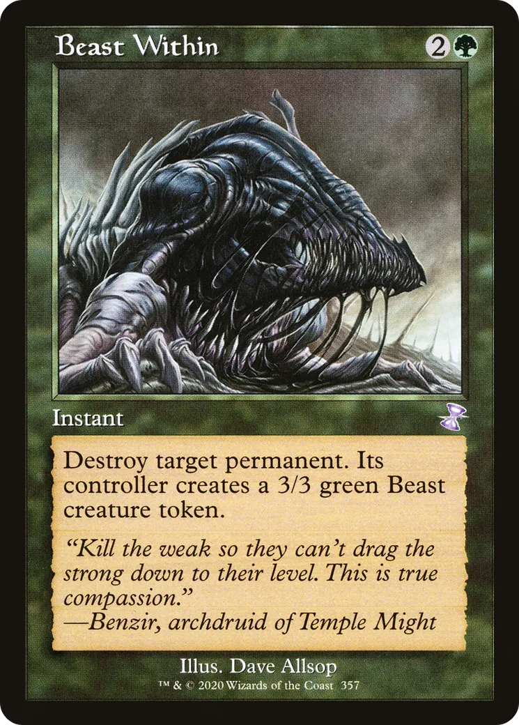 Beast Within — Time Spiral Remastered — Magic: The Gathering