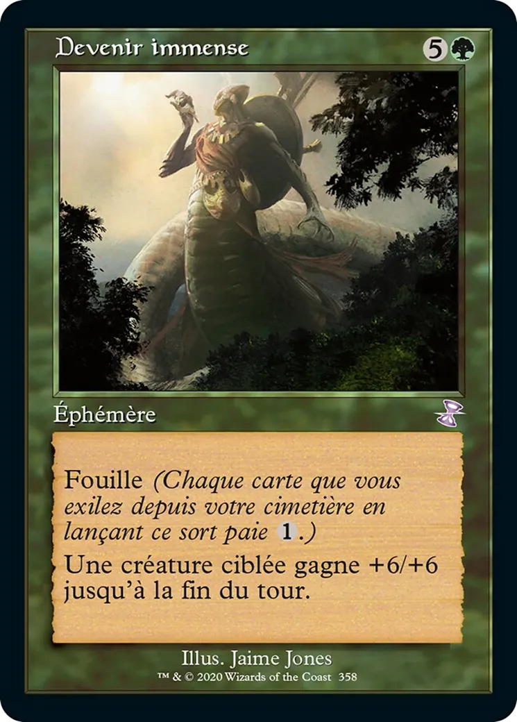 Devenir immense — Time Spiral Remastered — Magic: The Gathering