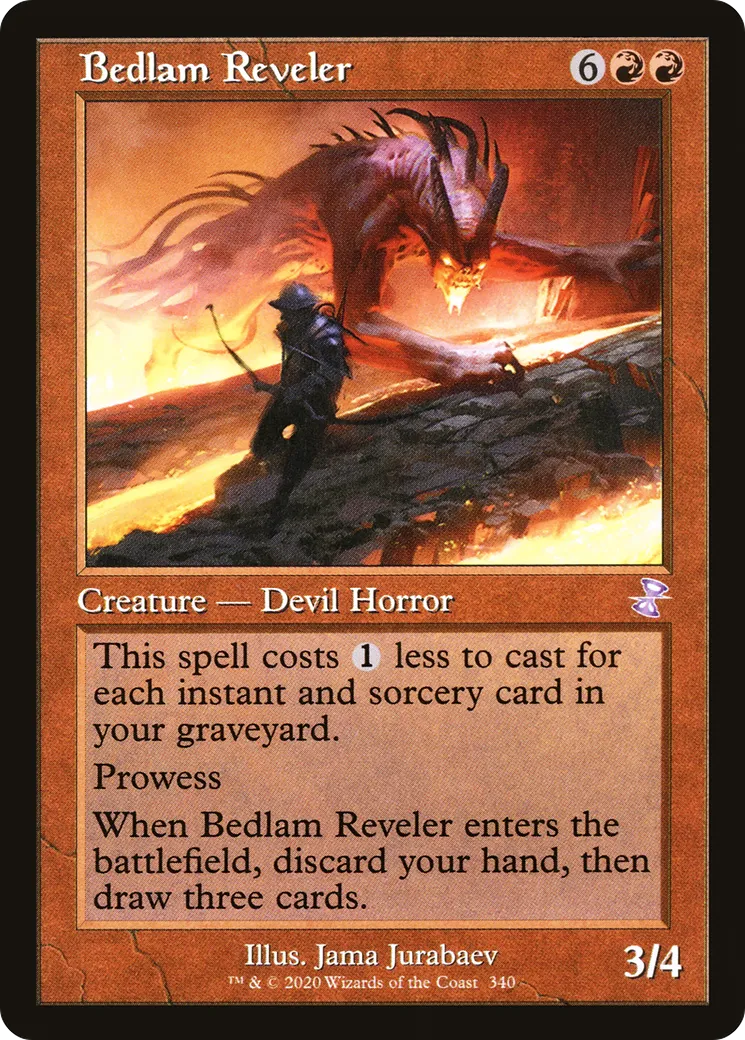Bedlam Reveler — Time Spiral Remastered — Magic: The Gathering