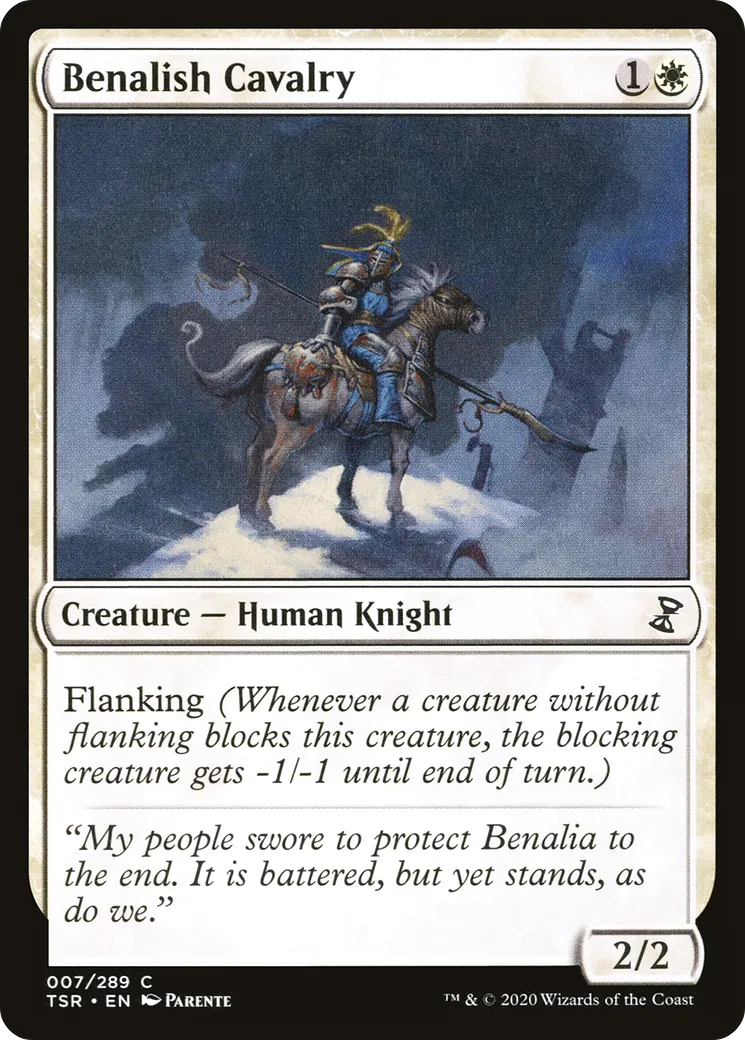 Benalish Cavalry — Time Spiral Remastered — Magic: The Gathering