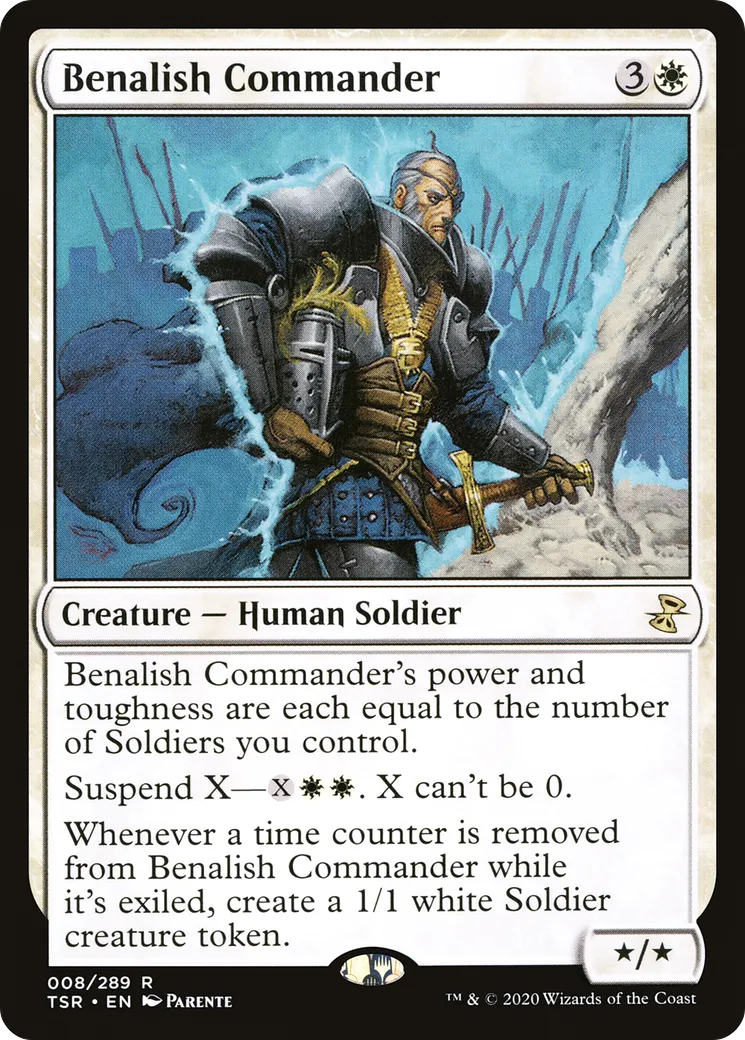 Benalish Commander — Time Spiral Remastered — Magic: The Gathering