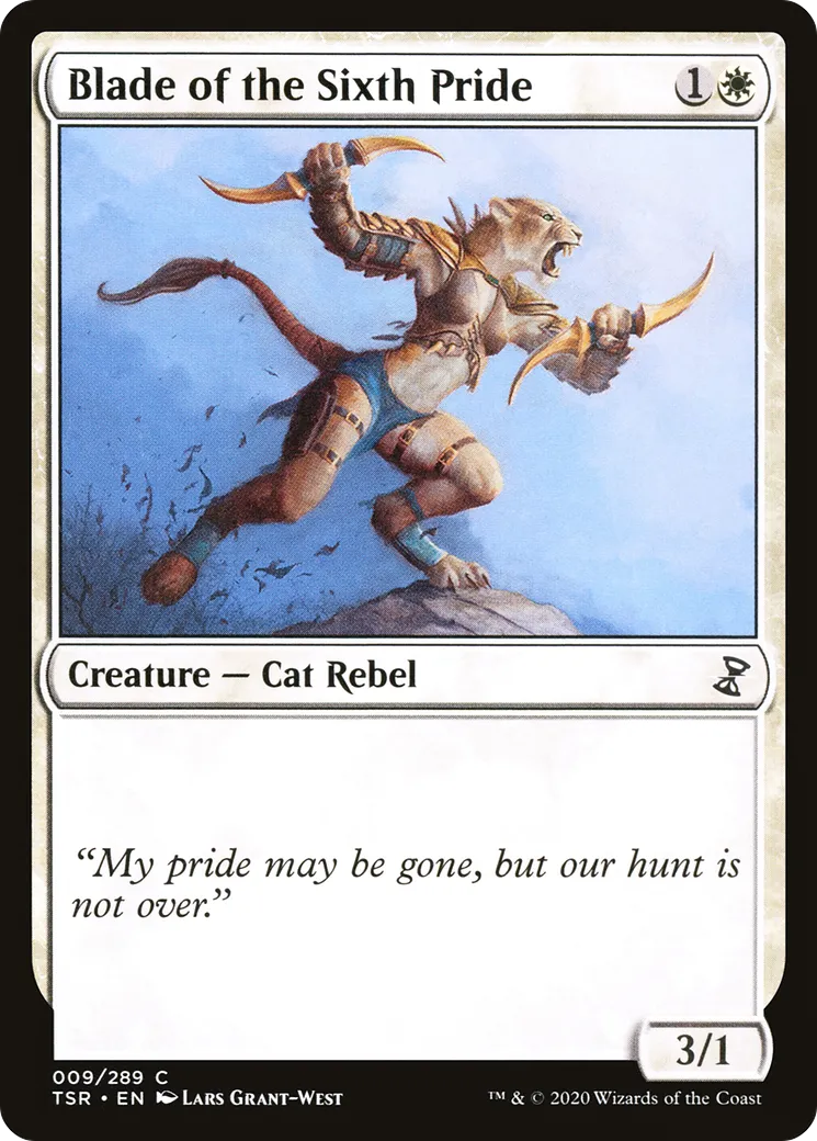 Blade of the Sixth Pride — Time Spiral Remastered — Magic: The Gathering