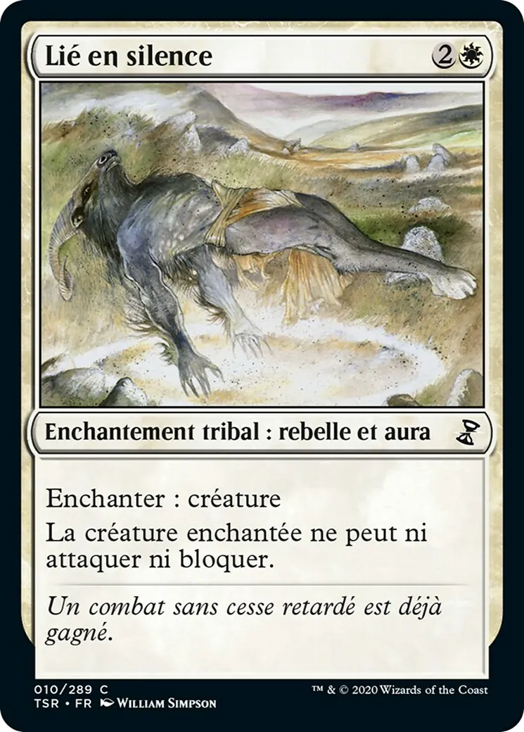 Lié en silence — Time Spiral Remastered — Magic: The Gathering