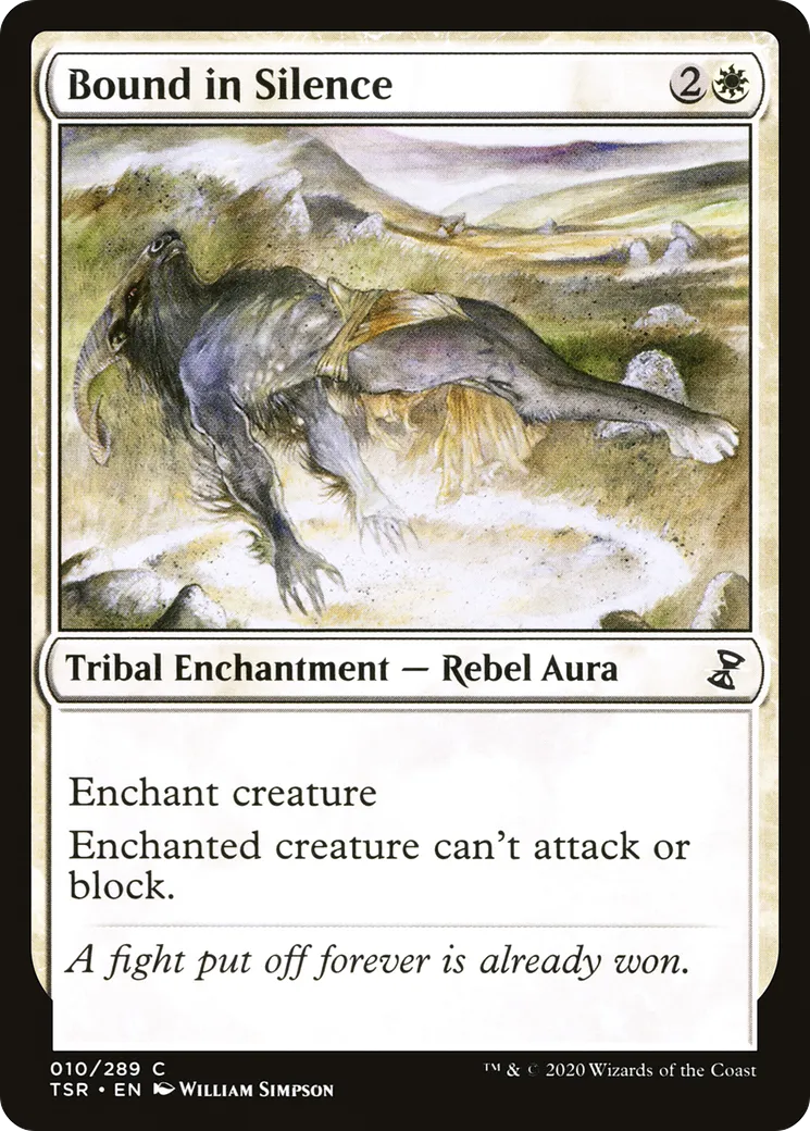 Bound in Silence — Time Spiral Remastered — Magic: The Gathering