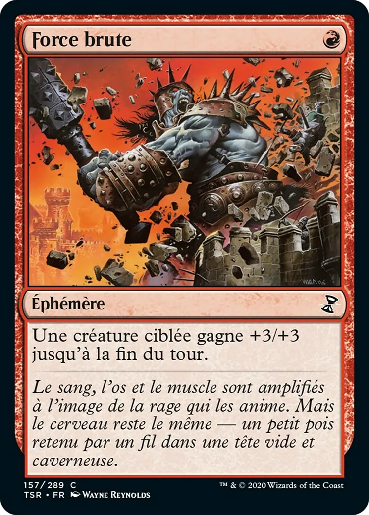 Force brute — Time Spiral Remastered — Magic: The Gathering