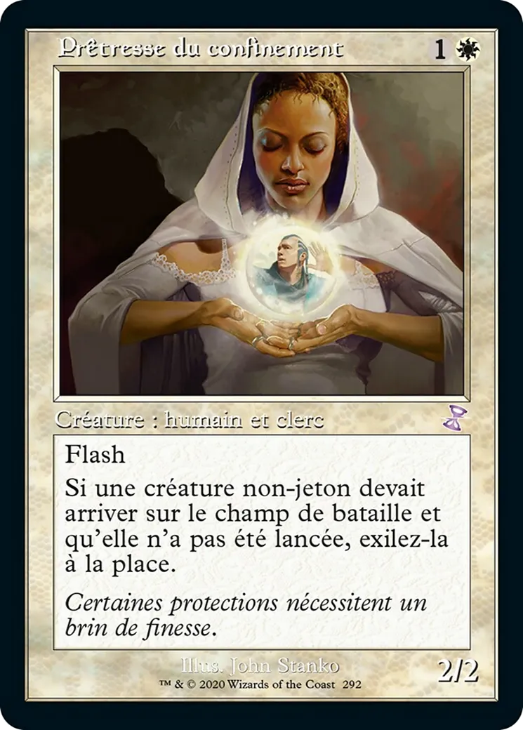 Prêtresse du confinement — Time Spiral Remastered — Magic: The Gathering
