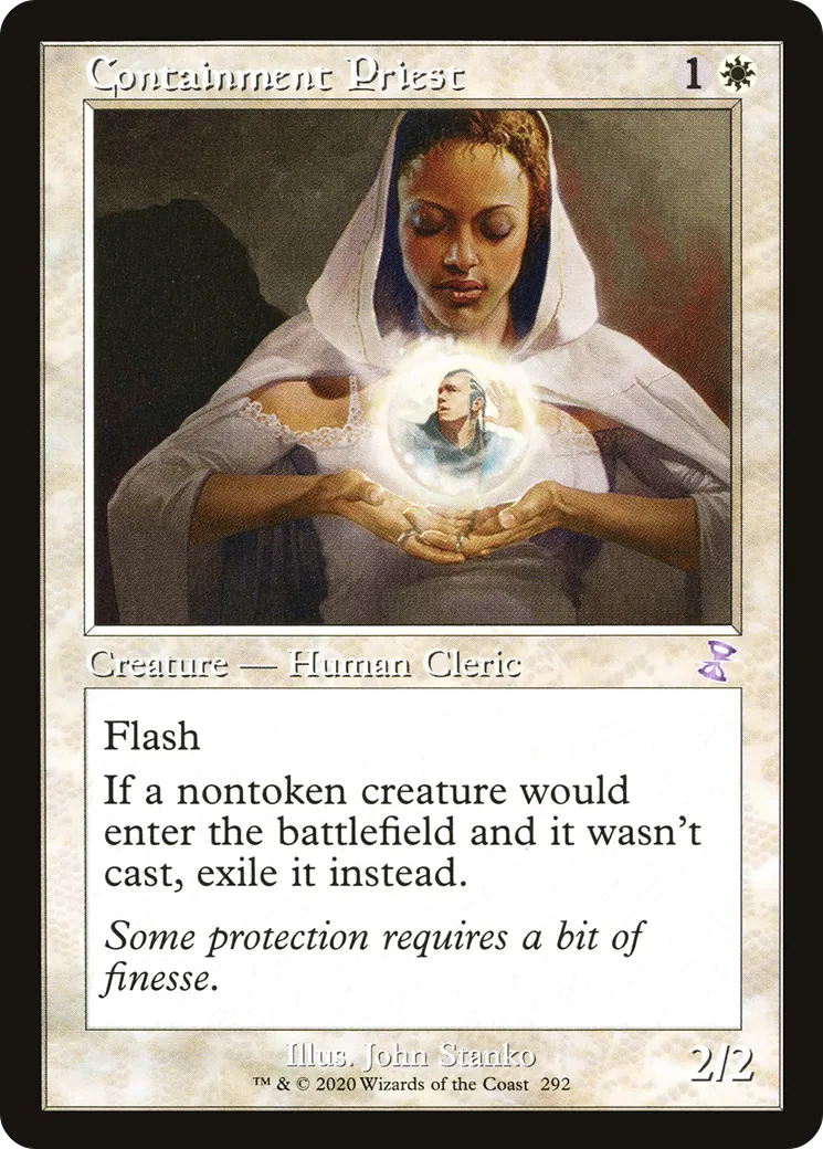 Containment Priest — Time Spiral Remastered — Magic: The Gathering