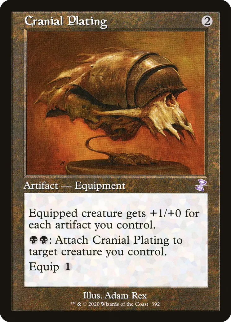 Cranial Plating — Time Spiral Remastered — Magic: The Gathering