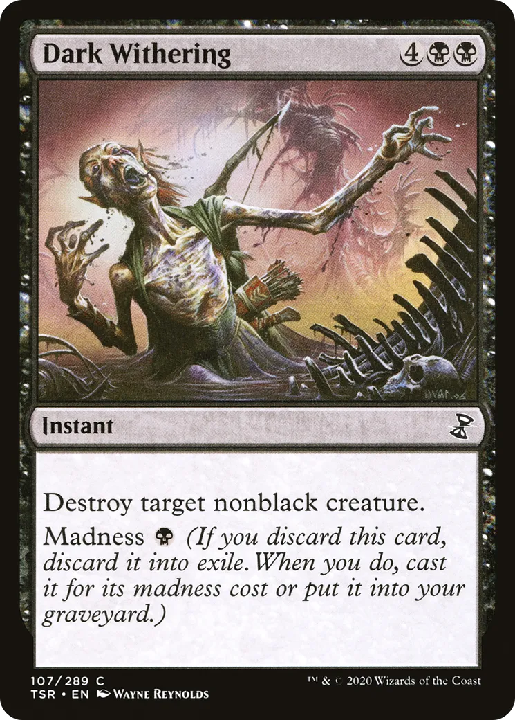 Dark Withering — Time Spiral Remastered — Magic: The Gathering