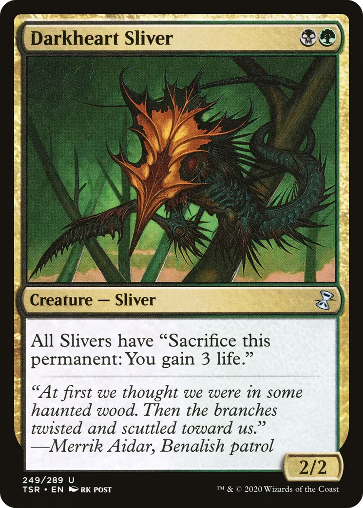 Darkheart Sliver — Time Spiral Remastered — Magic: The Gathering