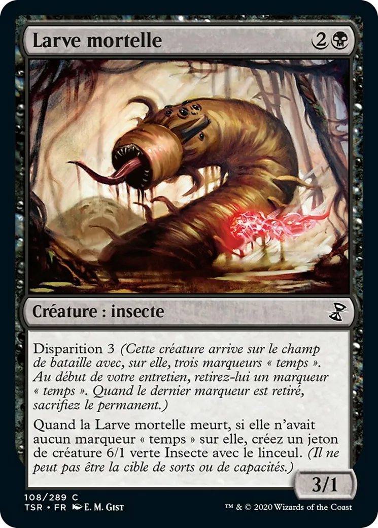 Larve mortelle — Time Spiral Remastered — Magic: The Gathering