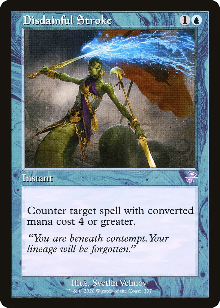 Disdainful Stroke — Time Spiral Remastered — Magic: The Gathering
