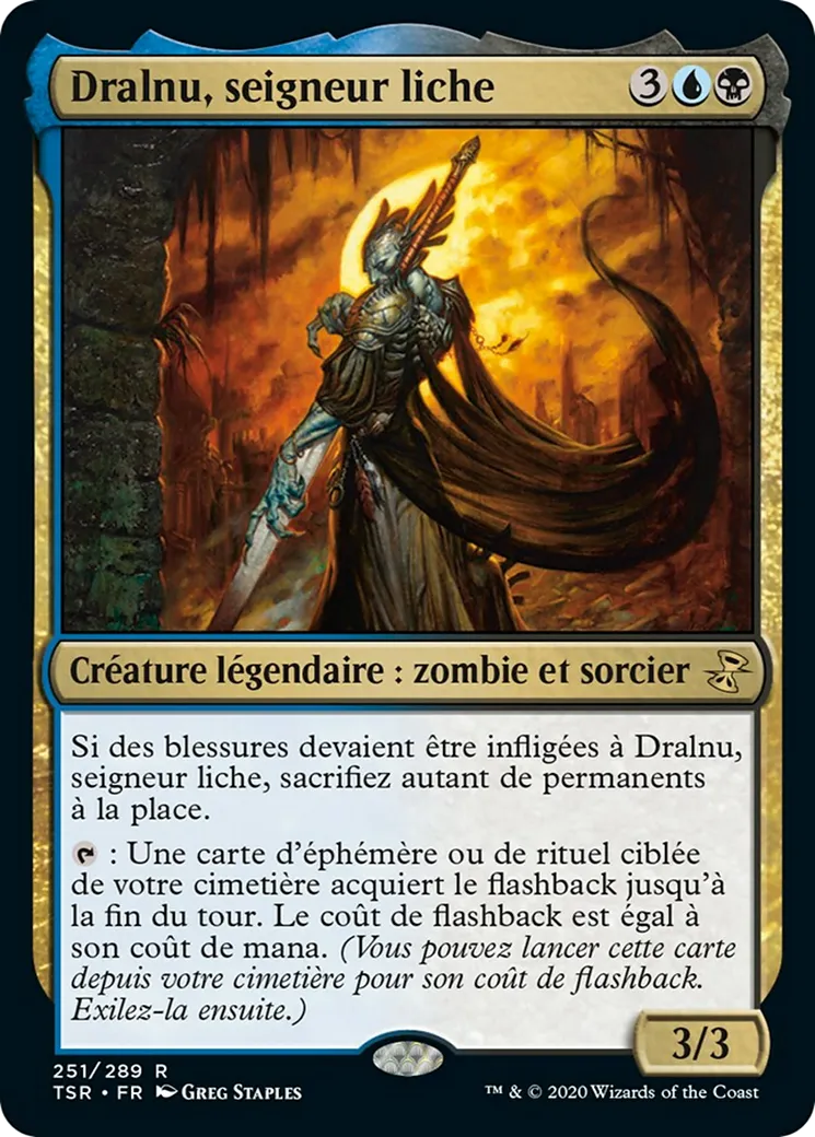 Dralnu, seigneur liche — Time Spiral Remastered — Magic: The Gathering