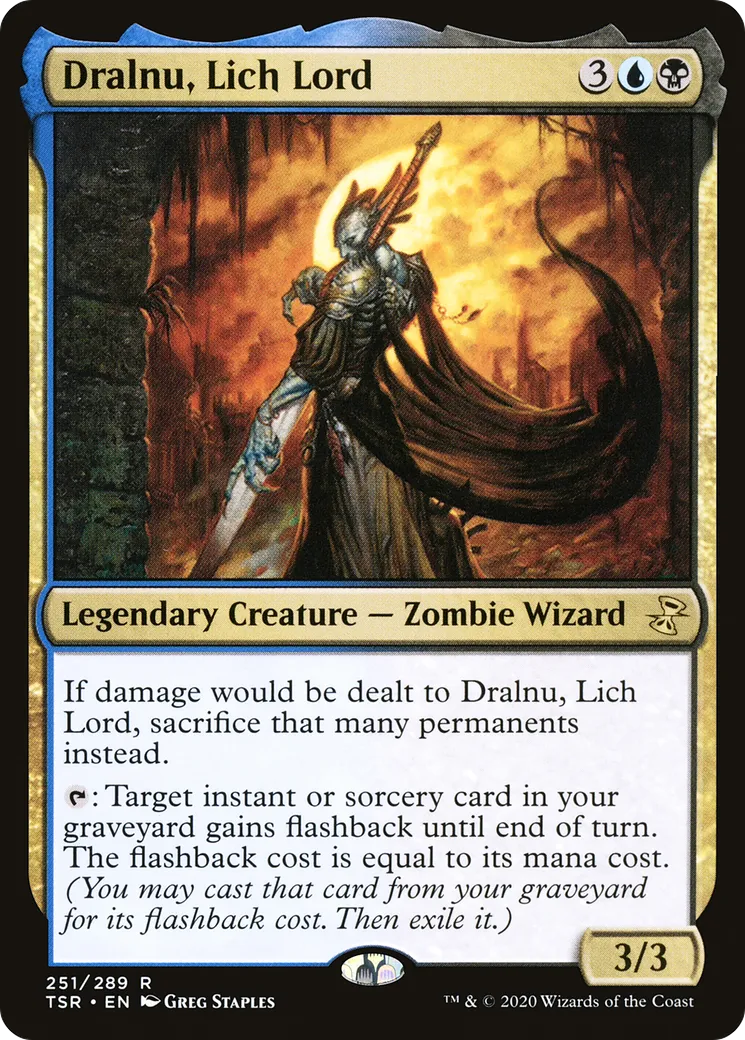 Dralnu, Lich Lord — Time Spiral Remastered — Magic: The Gathering