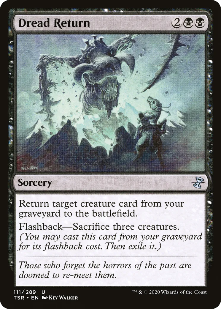 Dread Return — Time Spiral Remastered — Magic: The Gathering