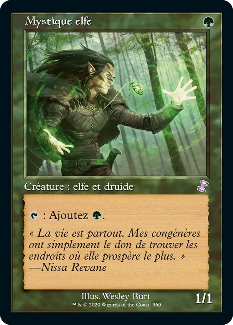 Mystique elfe — Time Spiral Remastered — Magic: The Gathering