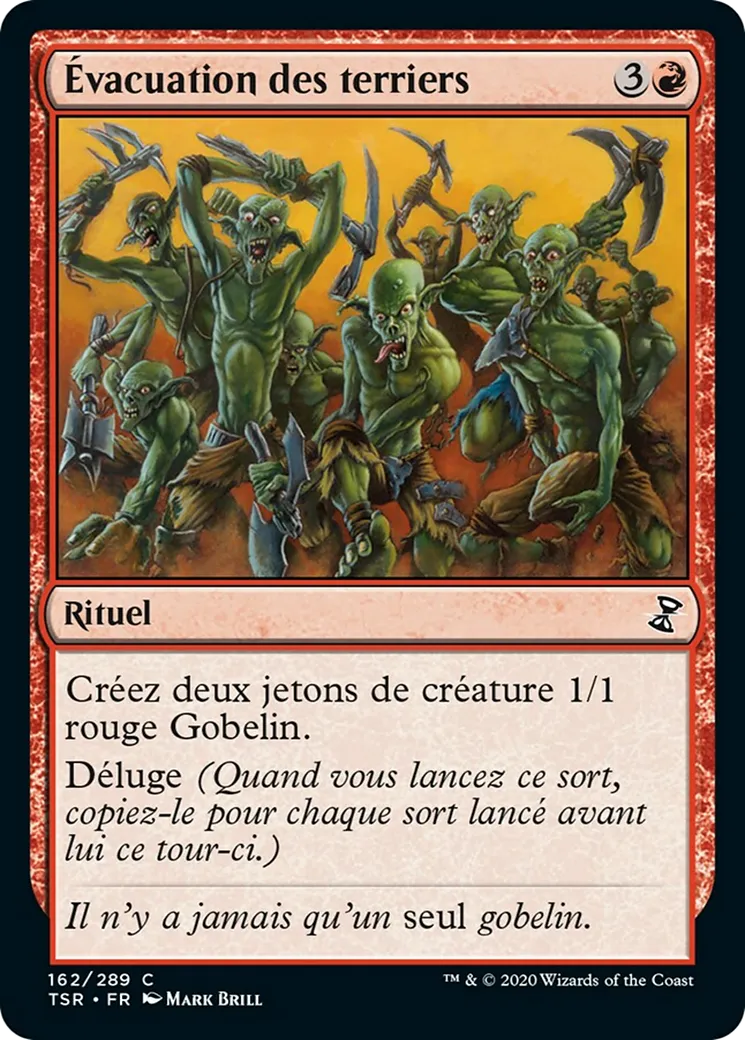 Évacuation des terriers — Time Spiral Remastered — Magic: The Gathering