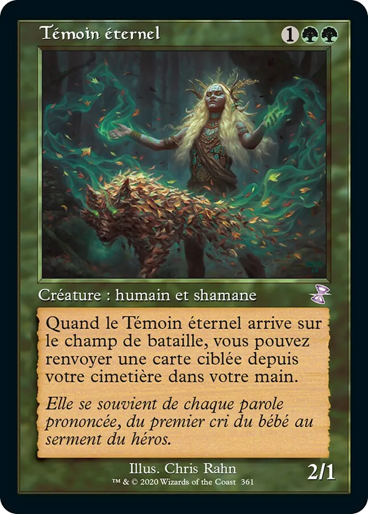Témoin éternel — Time Spiral Remastered — Magic: The Gathering