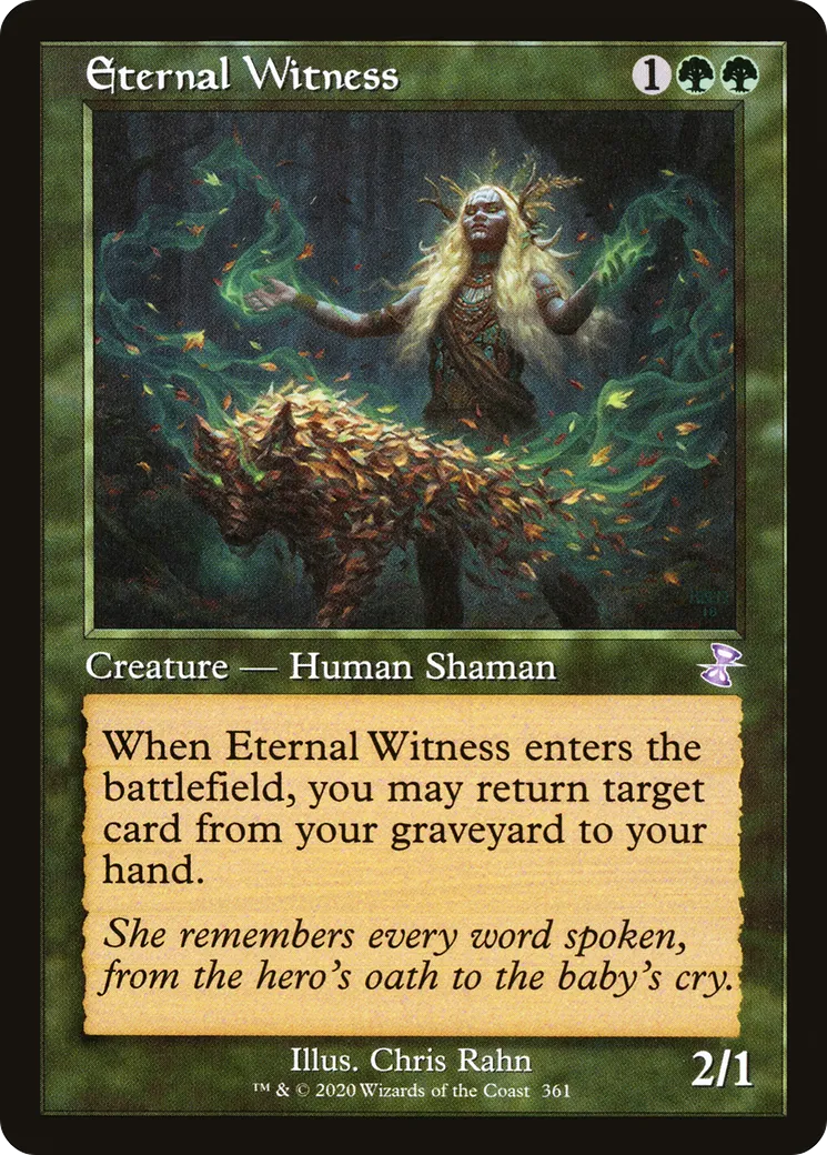 Eternal Witness — Time Spiral Remastered — Magic: The Gathering