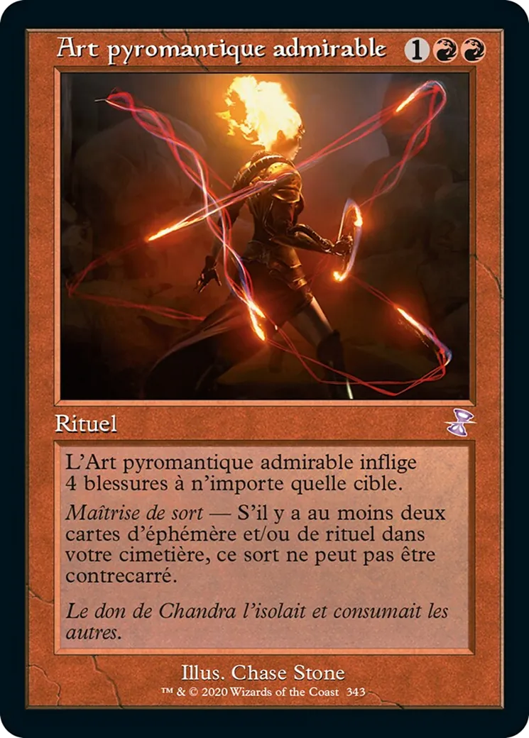 Art pyromantique admirable — Time Spiral Remastered — Magic: The Gathering