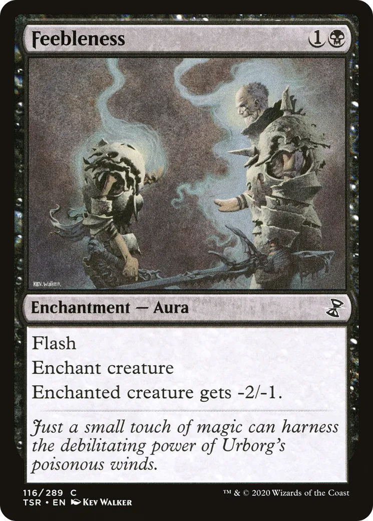 Feebleness — Time Spiral Remastered — Magic: The Gathering