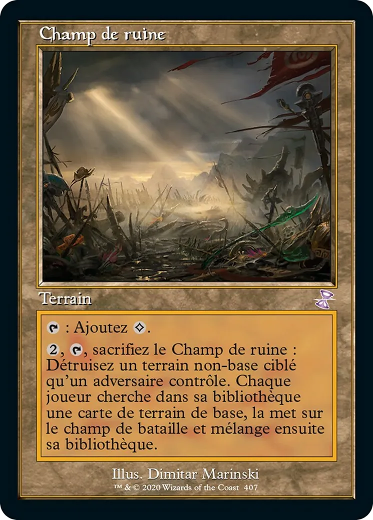 Champ de ruine — Time Spiral Remastered — Magic: The Gathering