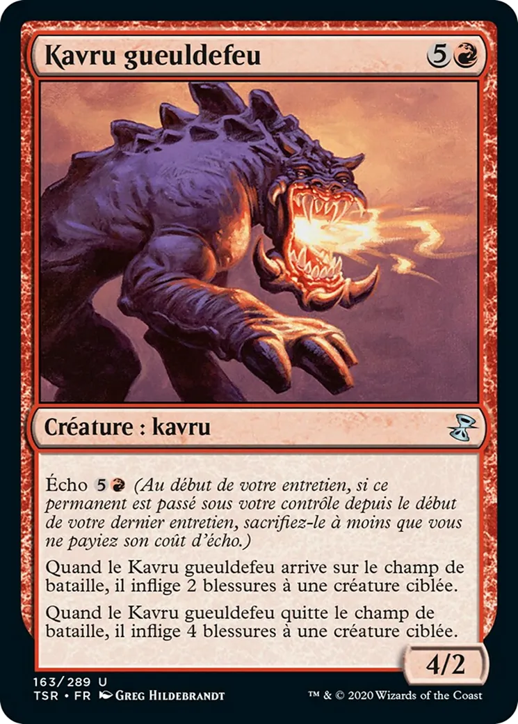 Kavru gueuldefeu — Time Spiral Remastered — Magic: The Gathering
