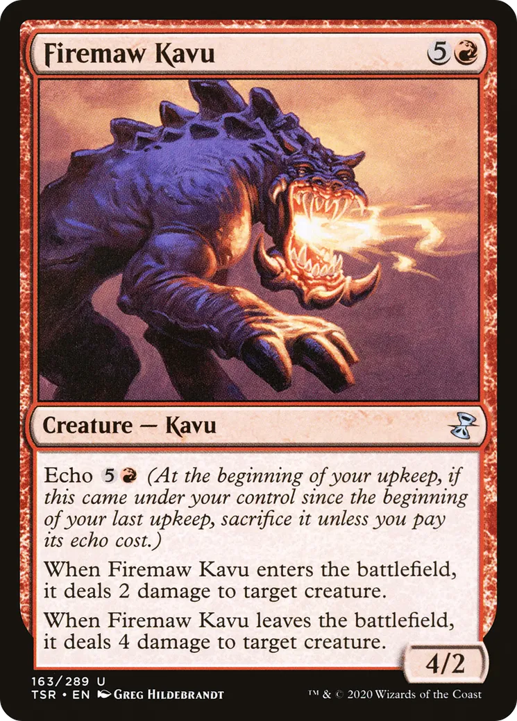 Firemaw Kavu — Time Spiral Remastered — Magic: The Gathering