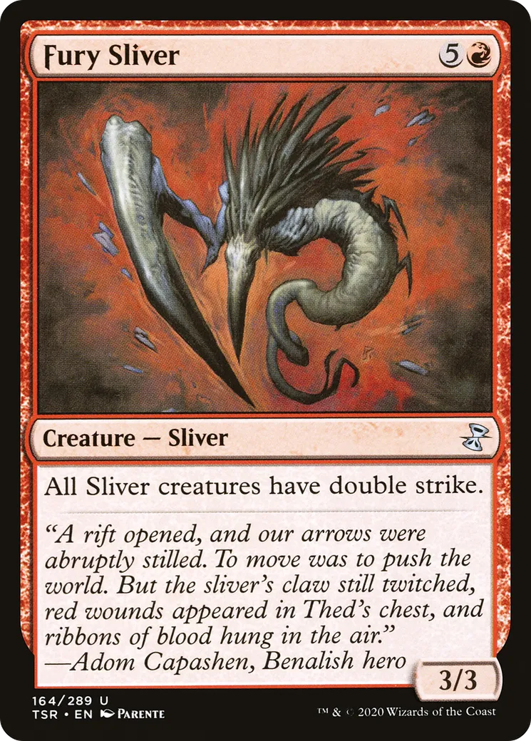 Fury Sliver — Time Spiral Remastered — Magic: The Gathering