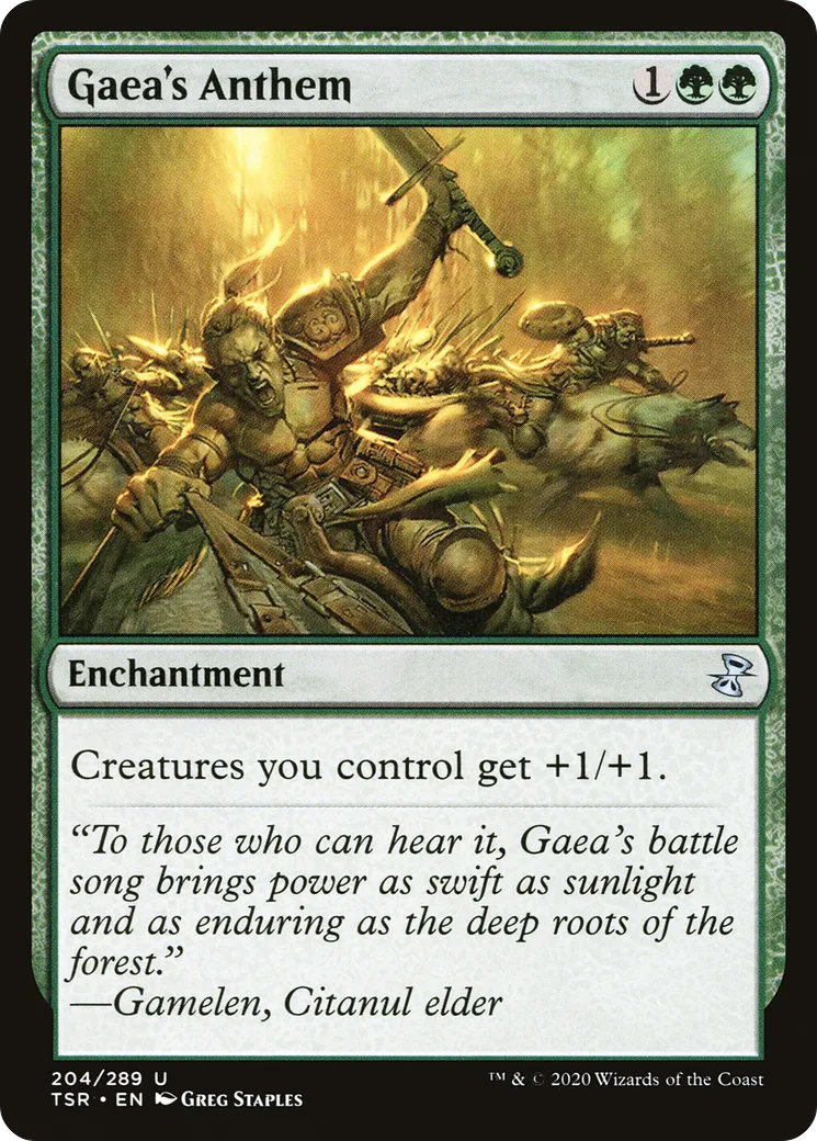 Gaea's Anthem — Time Spiral Remastered — Magic: The Gathering