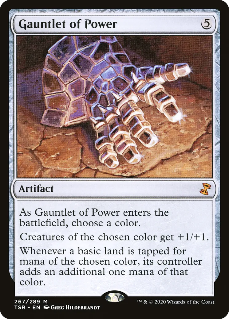Gantelet de pouvoir — Time Spiral Remastered — Magic: The Gathering