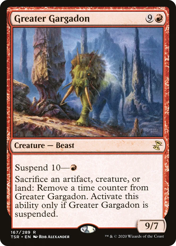 Greater Gargadon — Time Spiral Remastered — Magic: The Gathering