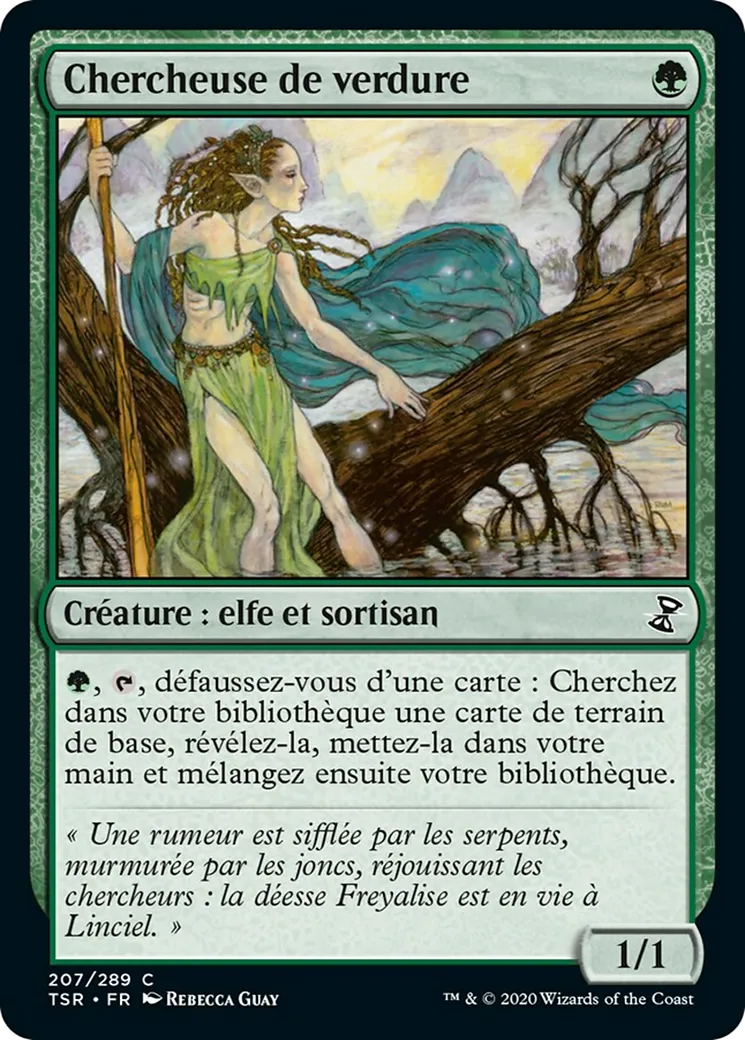 Chercheuse de verdure — Time Spiral Remastered — Magic: The Gathering