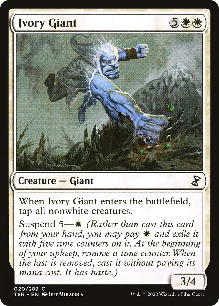 Géant d'ivoire — Time Spiral Remastered — Magic: The Gathering