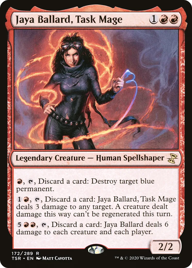 Jaya Ballard, Task Mage — Time Spiral Remastered — Magic: The Gathering