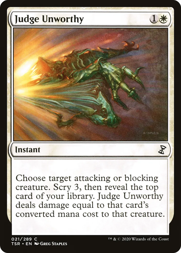 Judge Unworthy — Time Spiral Remastered — Magic: The Gathering