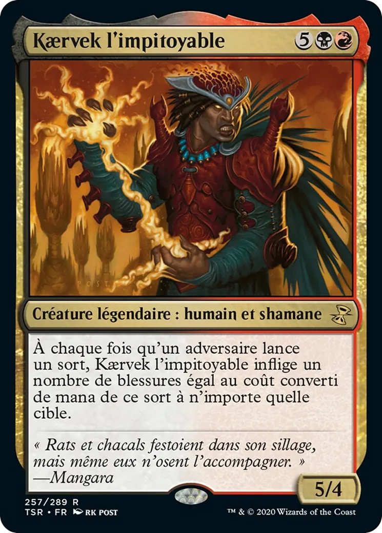 Kaervek l'impitoyable — Time Spiral Remastered — Magic: The Gathering