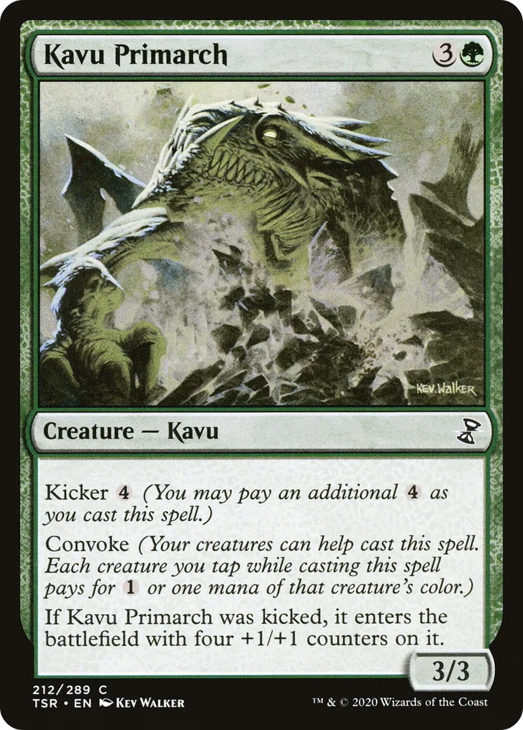 Kavu Primarch — Time Spiral Remastered — Magic: The Gathering