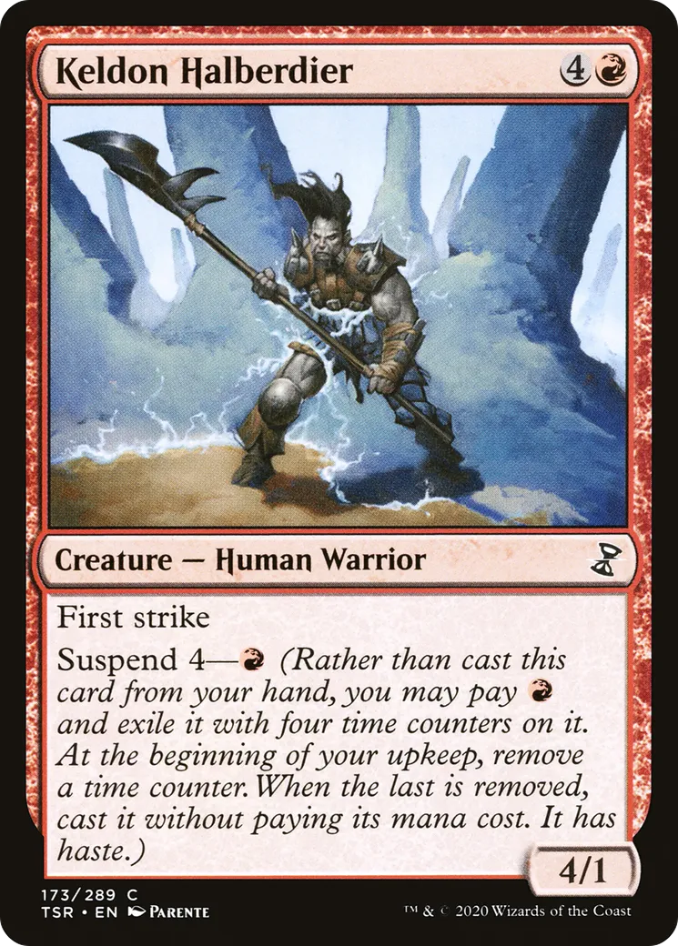 Keldon Halberdier — Time Spiral Remastered — Magic: The Gathering