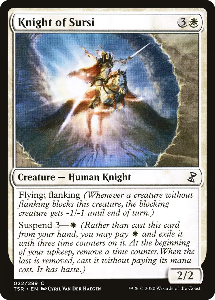 Knight of Sursi — Time Spiral Remastered — Magic: The Gathering
