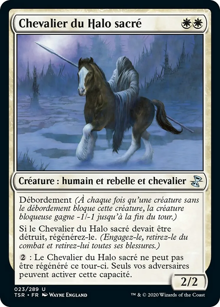 Chevalier du Halo sacré — Time Spiral Remastered — Magic: The Gathering