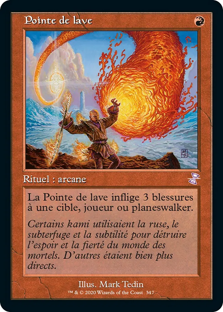 Pointe de lave — Time Spiral Remastered — Magic: The Gathering