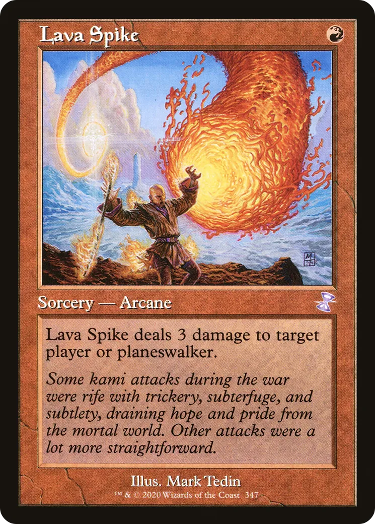 Lava Spike — Time Spiral Remastered — Magic: The Gathering