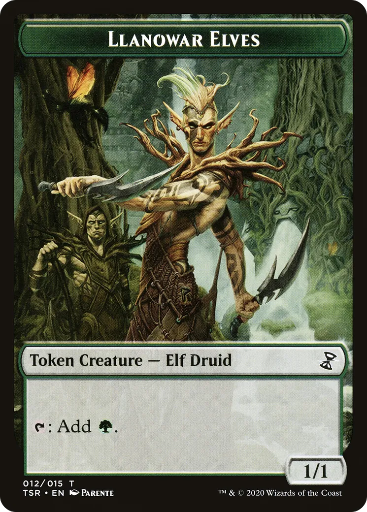 Llanowar Elves — Time Spiral Remastered — Magic: The Gathering