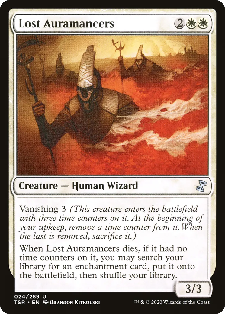 Lost Auramancers — Time Spiral Remastered — Magic: The Gathering