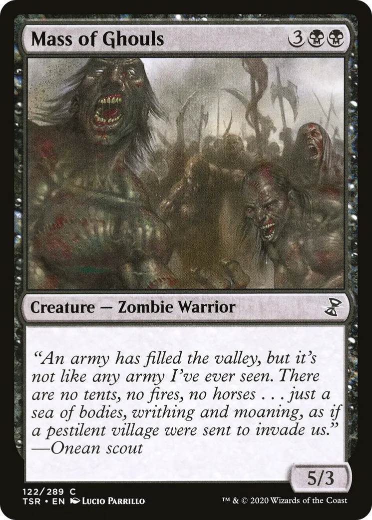 Mass of Ghouls — Time Spiral Remastered — Magic: The Gathering
