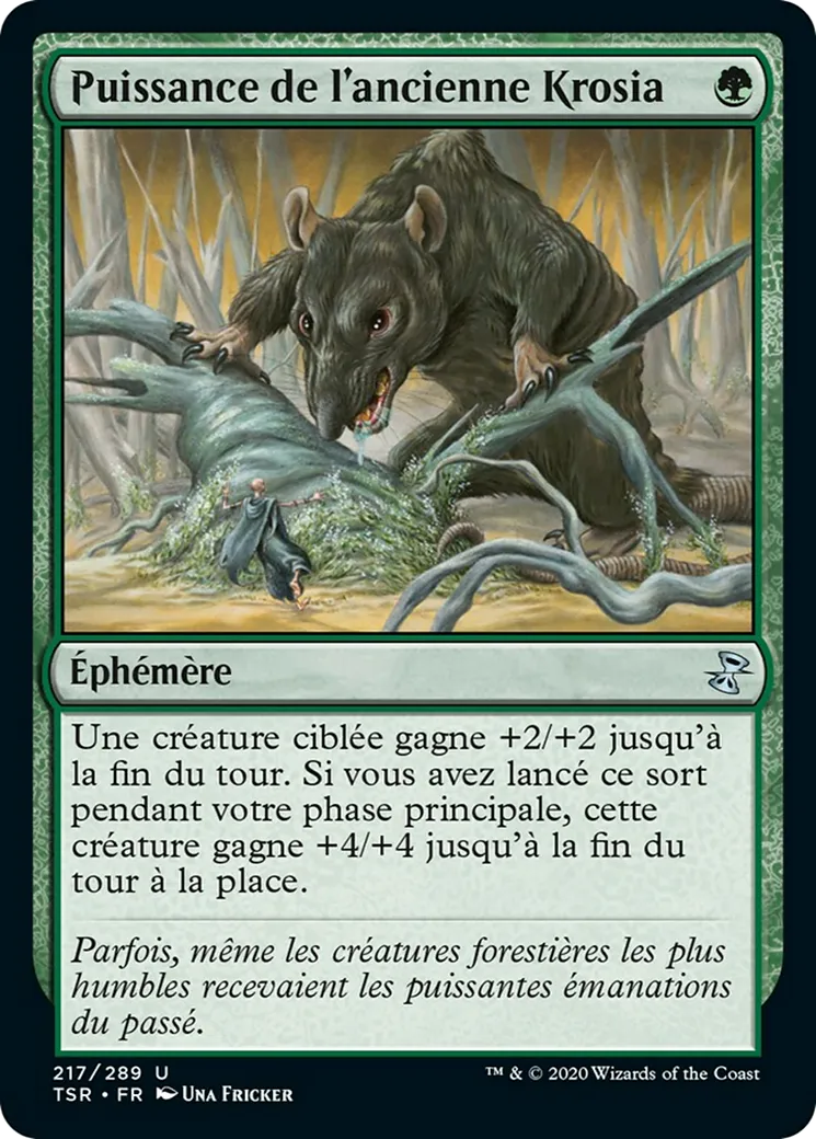 Puissance de l'ancienne Krosia — Time Spiral Remastered — Magic: The Gathering
